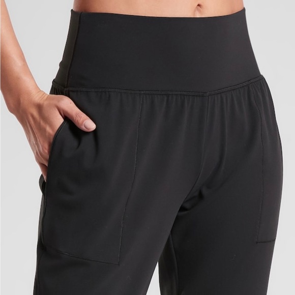 NWT-Athleta Black Salutation Jogger, Small - Picture 8 of 9